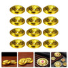 Wick Holder Oil Floating Lamp Candle Supplies Wicks Base Holders Disc Float Stand Altar Ghee Making Burner Tibetan Light Brass