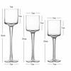 3PCS/Set Glass Candle Holders Simple Goblet Candles Candleholder Wedding Decor Bar Cup Party Living Room Decoration Home Table