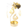 Romantic Candlestick Rotating Spinning Tea Light Candle Holder Home