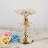 PEANDIM Gold Crystal Candle Holder Wedding Decoration Table Centerpieces Candelabra Birthday Party Flower Vase Holder Home Decor