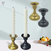 Nordic Style Dual-use Candlestick Candle Holders Iron Geometric Home Decoration Golden Wrought Creative Retro Candle Stick Stand