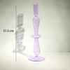 One Piece Glass Candle Holder
