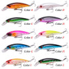1PCS Laser Minnow Fishing Lure 11CM 13G pesca hooks fish wobbler tackle crankbait artificial japan hard bait swimbait
