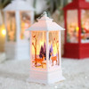 Creative Christmas Wind Lamp Candlestick Elderly Snowman Tabletop Decoration Candle Holders