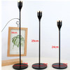 3 Pcs/ Set European Metal Candle Holder Simple Golden Wedding Decoration Bar Party Living Room Decoration Home Decoration