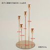 3 Pcs/ Set European Metal Candle Holder Simple Golden Wedding Decoration Bar Party Living Room Decoration Home Decoration