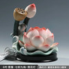 1 Pc 15CM/ 6-inch Lotus Candle Holder Home Buddha Hall Simulated Candlestick Buddha Hall Prayer Decoration