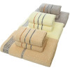 3PCS Set 100% Cotton Bathroom Towels Set Luxury Embroidered 1PCS 70x140cm Bath Towel 2PCS 35x75cm Multifunction Quick Dry Towels