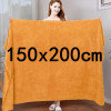 150X200cm thickened, lint-free, smooth and soft, double-sided quick-drying bath towel, oversized microfiber bath towel