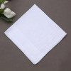 12Pcs/Set 40x40cm Men Women Cotton Handkerchiefs Pure Hankies Jacquard Striped Pocket Square Towel DIY Painting