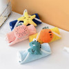 Cartoon Hanging Hand Towel Soft Coral Kitchen Towel Cute Kids Child baby Quick Dry Bathing Towel for Kitchen Bathroom O2O1