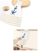 Nautical Anchor Hand Towels Microfiber Absorbent Soft Children Towel Handkerchief Bathroom Kitchen Dishcloth