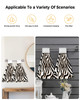 Zebra Stripes Pattern Hand Towels Microfiber Absorbent Soft Children Towel Handkerchief Bathroom Kitchen Dishcloth