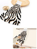 Zebra Stripes Pattern Hand Towels Microfiber Absorbent Soft Children Towel Handkerchief Bathroom Kitchen Dishcloth