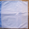 Embroidered thick handkerchief elegant hand pure cotton handmade net buckle lace 42cm square towel
