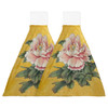 Pink Blooming Peony Hand Towels Microfiber Absorbent Soft Children Towel Handkerchief Bathroom Kitchen Dishcloth