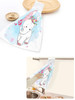 Cute White Baby Elephant Hand Towels Microfiber Absorbent Soft Children Towel Handkerchief Bathroom Kitchen Dishcloth