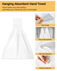 Orange Maple Leaves Hand Towels Microfiber Absorbent Soft Children Towel Handkerchief Bathroom Kitchen Dishcloth