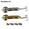 Jigging Silver Gold  5g 10g 15g 20g Metal Spinner Bass Pike DD Spoon Bait Fishing Lure Iscas Artificial Hard Baits Crap Pesca