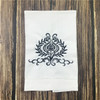 12 PCS Guest Towels Cotton Hemstitch Tea Towel 14x22" Cloth Handkerchiefs Hand Dish Kitchen Bathroom Towels embroidery Floral