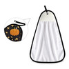 New Hand Towel Hanging Kitchen Bathroom Thick Soft Cloth Wipe Towel Cotton Dish Cloth Halloween pumpkin Handkerchief Cloth Lint