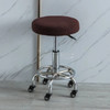 Solid Color Bar Seat Case Dining Chair Cover Seat Slipcover Elastic Thickened Round Chair Covers Stretchable Stool Cover navidad