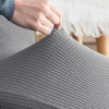 WaterProof Dining Room Chair Cover Spandex Seat Cover Removable Solid Color Jacquard Fabric Cheap Elastic Cushion Cover For Home