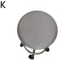 Elastic Round Chair Cover Spandex Bar Stool Covers Anti-Dirty Seat Protector Solid Color Removable Home Office Decor Cover