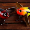 AYWFISH 8.5CM 12.5G Topwater Artificial Hard Bait Wobbler Popper Tackle Lifelike Bee Fishing Lures With Two Metal Spoon Wings