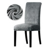 1/2/4/6 Pieces Real Velvet Fabric Super Soft Chair Cover Luxurious Office Seat Cases Tretch Chair Covers For Dining Room Hotel