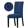 1/2/4/6 Pieces Real Velvet Fabric Super Soft Chair Cover Luxurious Office Seat Cases Tretch Chair Covers For Dining Room Hotel