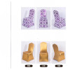 Bronzing Gold Glitter Chair Covers Gold Silver Pink Hotel Waterproof Banquet Wedding Decoration Covers Universal Elastic Cover