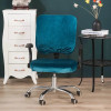 Stretch Velvet Office Chair Cover Computer Swivel Seat Cover Elastic Spandex Home Universal Backrest Cover+Seat Cover