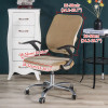Stretch Velvet Office Chair Cover Computer Swivel Seat Cover Elastic Spandex Home Universal Backrest Cover+Seat Cover