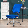 Stretch Velvet Office Chair Cover Computer Swivel Seat Cover Elastic Spandex Home Universal Backrest Cover+Seat Cover