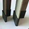 1pc Black Rubber Cover L-shaped Triangle Angle Iron End Cap Anti Scratch Shelf Table Non-slip Chair Feet Leg Pad Floor Protector
