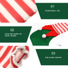 Christmas Table Leg Covers Mats for and Chair Legs Green Chairs Elf Feet Sleeves Christmas Table Leg Covers Mats for and Chair Legs Green Chairs Elf Feet Sleeves