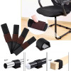 Office Chair Leg Felt Pads Silent Anti Wear And Anti Slip Chair Feet Wrap Pads Protection Cover Protectors Hardwood Floor Glides