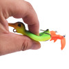 Topwater Ducking Silicone Fishing Soft Lures 9cm 11.5g Bass Frog Double Propeller Flipper Duck Wobblers Artificial Rubber Bait​