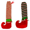Christmas Table Foot Socks Chair Leg Covers Floor Protectors Non-Slip Striped Cloth Sleeve Decor Dropshipping