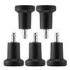 5pcs Swivel Chair Fixed Casters Office Chair Fixed Legs Stop Wheel for Desk Chair Gaming Chair