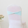 20 Pcs Spandex Chair Sashes Bow Sash Stretch Bow for Chair Elastic Chair Bands Ties for Wedding Banquet Hotel Party Events Decor