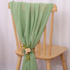10PCS Chiffon Chair Sashes Wedding Chair Decoration 16x275cm Long For Wedding Aisle Decorations Party Banquet Event Baby Shower