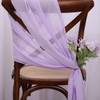 10PCS Chiffon Chair Sashes Wedding Chair Decoration 16x275cm Long For Wedding Aisle Decorations Party Banquet Event Baby Shower