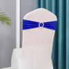 50pcs/Lot Metallic Gold silver Chair Sashes Wedding Chair Decoration Spandex Chair Cover Band for Party Decor birthday sash