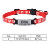 Personalized Adjustable Nylon Cat Collar Bell Pet Products Small Large Kitten Safety Accessories Breakaway Tag Small Necklace
