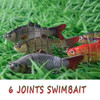 AYWFISH Lifelike Multi Jointed Sinking Wobblers Fishing Lures For Pike Swimbait Crankbait Minnow Trout Bass Fishing Tackle Baits