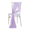 10/50PCS Like Chiffon Chair Sashes Wedding Chair Decoration For Aisle Decorations Party Banquet Event Baby Shower，17x275cm Long