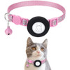 Pet Safety Reflective Collar Adjustable Footprint Print Pet Necklace With Bells For Airtag Cat Dog Accessories