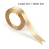 1Roll Gift Wrapping Ribbon Champagne Gold Packing Ribbon Sash Wedding Party Supplies Event Anniversary Banquet Decoration